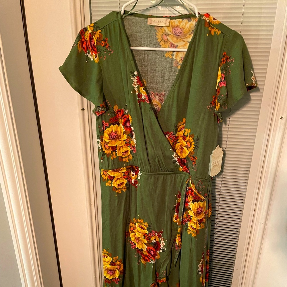 Altar’s State Floral Hi Lo Dress